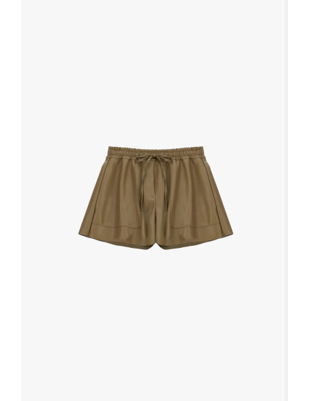 Calções de corte regular com bolsos aplicados e cordão Dixie