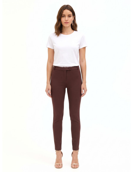 Calças skinny em crepe scuba Rinascimento