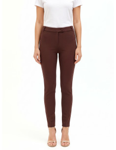 Calças skinny em crepe scuba Rinascimento