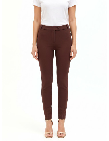 Calças skinny em crepe scuba Rinascimento