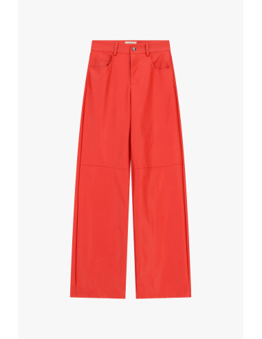 Calças Palazzo de Perna Larga com Bolsos Dixie