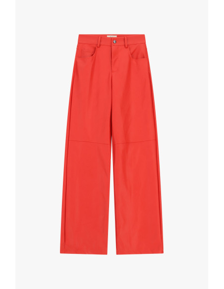 Calças Palazzo de Perna Larga com Bolsos Dixie