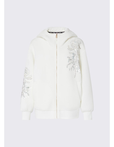 Casaco oversized com bordado de joias Liu Jo