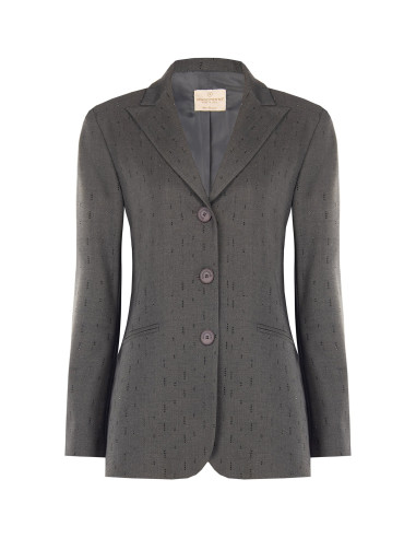 Casaco blazer de poliviscose com strass Rinascimento
