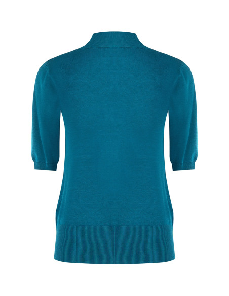 Camisola de gola alta com faixa e logótipo RR bordado Rinascimento