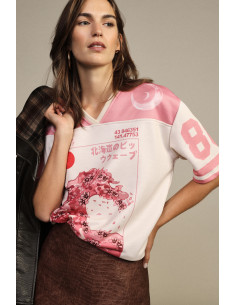 T-shirt de mangas curtas com estampado gráfico Kyoto Dixie