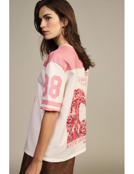 T-shirt de mangas curtas com estampado gráfico Kyoto Dixie