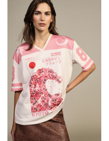 T-shirt de mangas curtas com estampado gráfico Kyoto Dixie