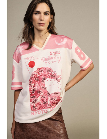 T-shirt de mangas curtas com estampado gráfico Kyoto Dixie