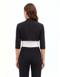 Bolero Capa de Ombros em Scuba Crepe Rinascimento 2