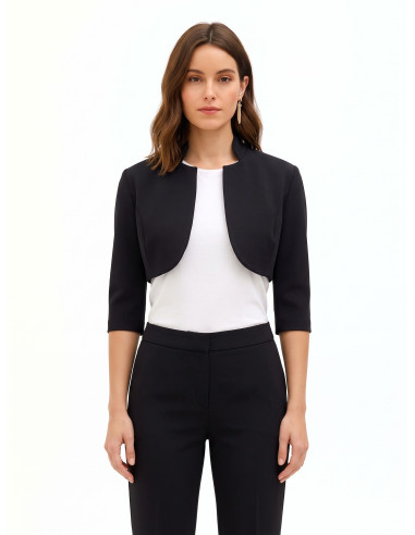 Bolero Capa de Ombros em Scuba Crepe Rinascimento
