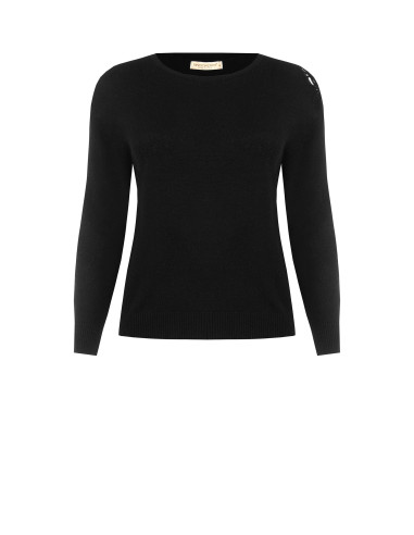 Camisola Curvy cintada com detalhe de croché no ombro Rinascimento Curvy