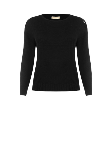 Camisola Curvy cintada com detalhe de croché no ombro Rinascimento Curvy