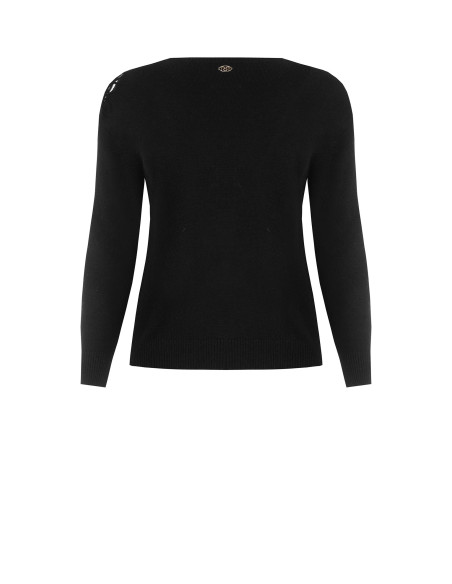 Camisola Curvy cintada com detalhe de croché no ombro Rinascimento Curvy