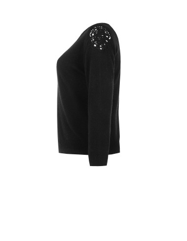 Camisola Curvy cintada com detalhe de croché no ombro Rinascimento Curvy