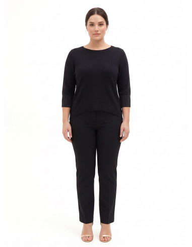 Camisola Curvy justa com lurex nos punhos Rinascimento Curvy
