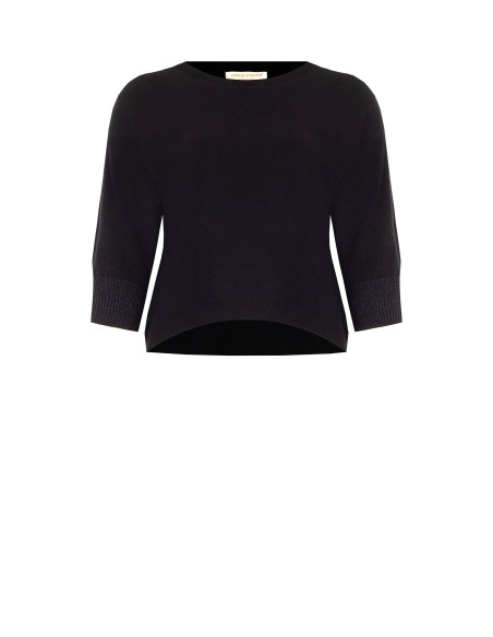 Camisola Curvy justa com lurex nos punhos Rinascimento Curvy