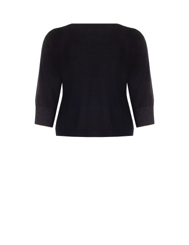 Camisola Curvy justa com lurex nos punhos Rinascimento Curvy