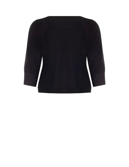 Camisola Curvy justa com lurex nos punhos Rinascimento Curvy
