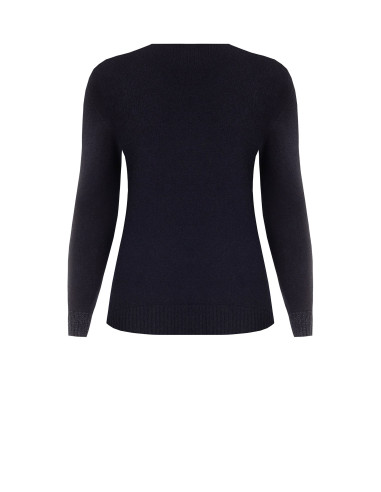 Camisola Curvy Cardigan Aberto Com Lurex Nos Punhos Rinascimento Curvy
