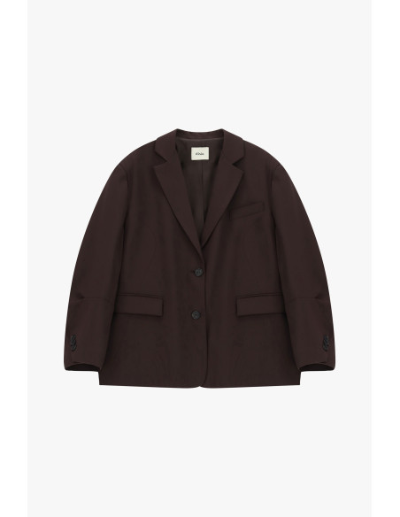 Blazer de dois botões com bolsos de debrum Dixie