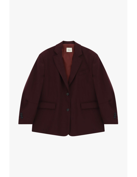 Blazer de dois botões com bolsos de debrum Dixie