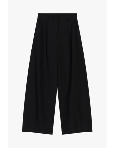 Calças Palazzo Cropped com Pregas Frontais Dixie 2