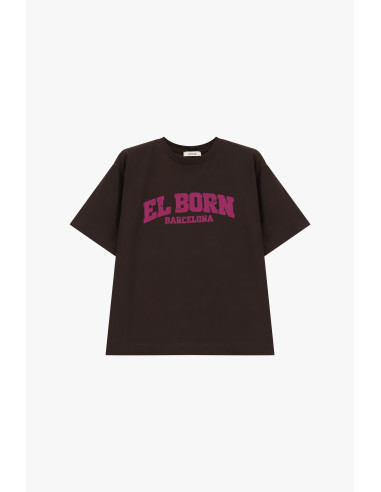 T-Shirt de Manga Curta com Estampado El Born Dixie