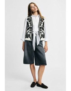 Bermudas de corte regular com bolsos Please