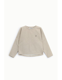 Sweatshirt de gola redonda com mangas compridas Please 2