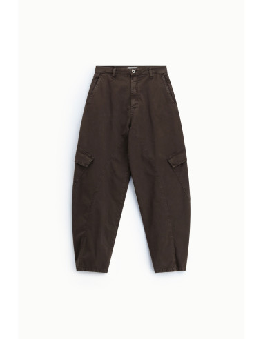 Calças tapered com bolsos cargo Please