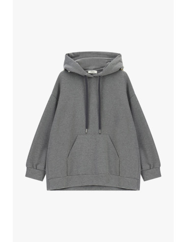 Sweatshirt com capuz e aplicações decorativas Dixie