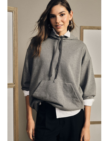 Sweatshirt com capuz e aplicações decorativas Dixie