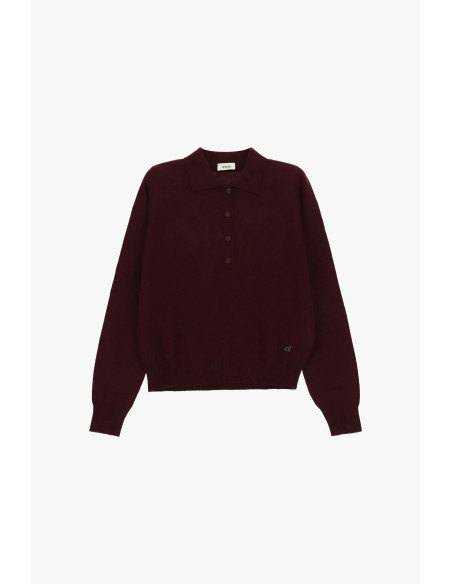 Camisola com gola e fecho de botões Dixie