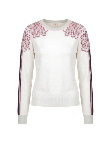 Camisola Jacquard com Strass Liu Jo