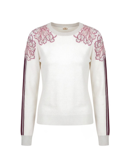 Camisola Jacquard com Strass Liu Jo