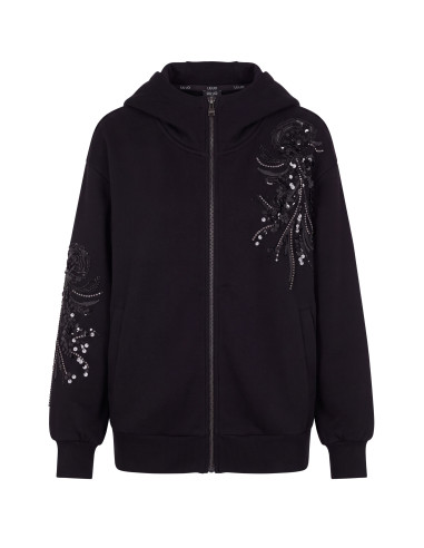 Casaco Oversize com Bordado de Joias Liu Jo
