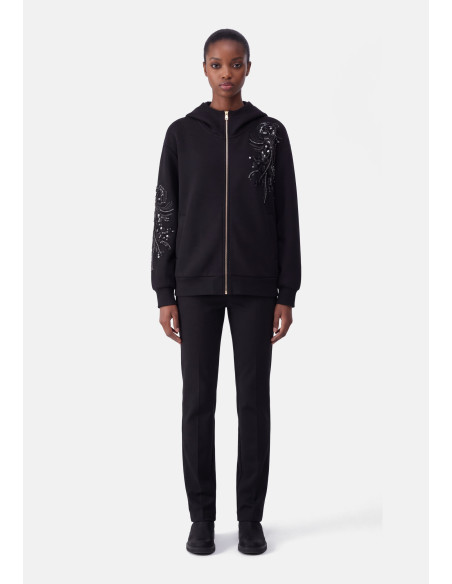 Casaco Oversize com Bordado de Joias Liu Jo
