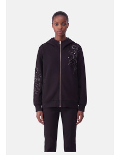Casaco Oversize com Bordado de Joias Liu Jo