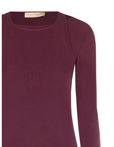 Conjunto de Top e Camisola Interior a Condizer em Lyocell Rinascimento