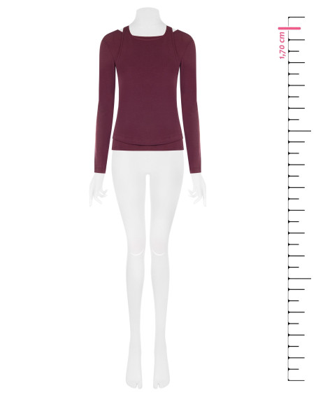 Conjunto de Top e Camisola Interior a Condizer em Lyocell Rinascimento