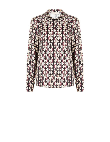 Camisa larga de viscose Rinascimento