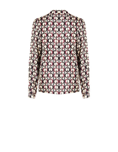 Camisa larga de viscose Rinascimento