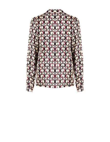 Camisa larga de viscose Rinascimento