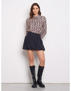 Camisa larga de viscose Rinascimento