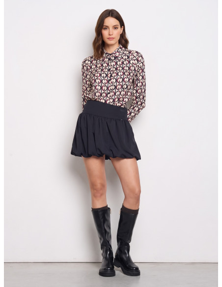 Camisa larga de viscose Rinascimento