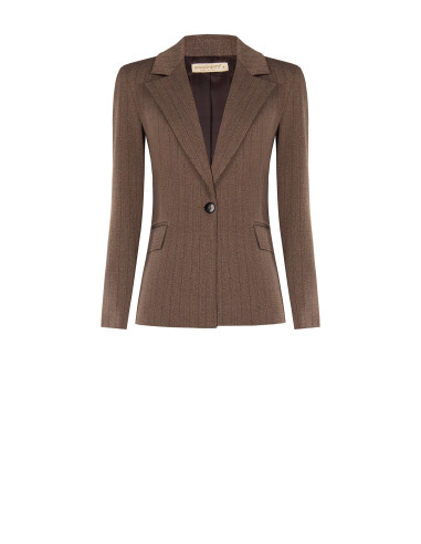 Blazer cintado às riscas Rinascimento