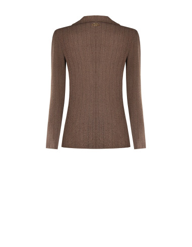 Blazer cintado às riscas Rinascimento