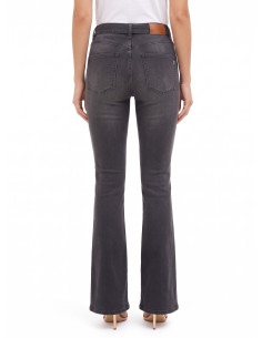 Jeans flare elásticos com cinto a condizer e fivela com logótipo RR Rinascimento 2