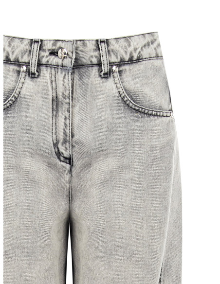 Jeans Balloon Desbotado Rinascimento